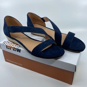 Chelsea crew Sahara mini wedge suede sandals